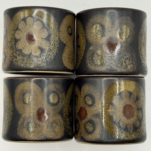 Denby Arabesque Egg Cups Set of 4. - Picture 1 of 13